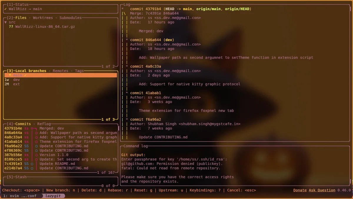 ss-arch terminal window