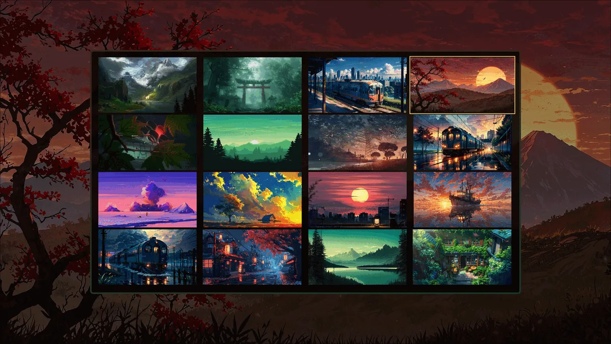 WallRizz wallpaper grid